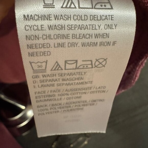 Belle by Kim Gravel Bonded Fleece Boyfriend Shacket- X Small NWOT - Picture 6 of 6